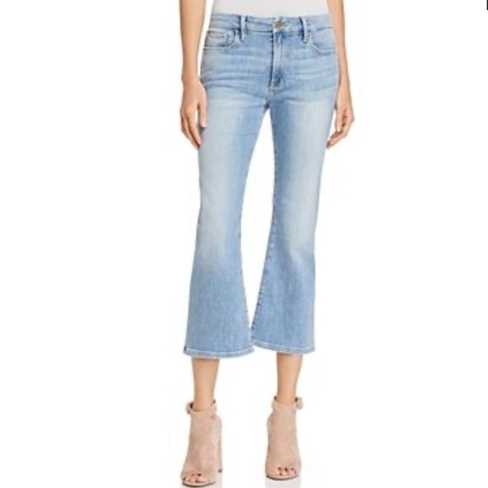 ✨💕Frame Denim Le Crop Mini Boot In Tremont Wash🥰 see descriptions below!!